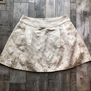 Baroque Print Skirt with Pockets